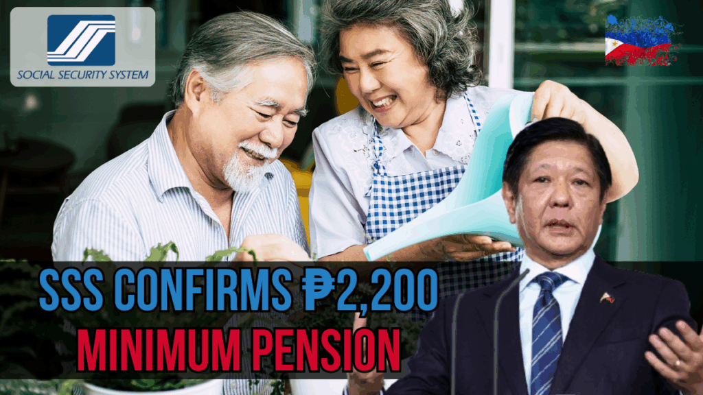 SSS Confirms ₱2,200 Minimum Pension with Annual Increases Until 2027